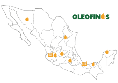 Oleofinos Mapa CEDIS